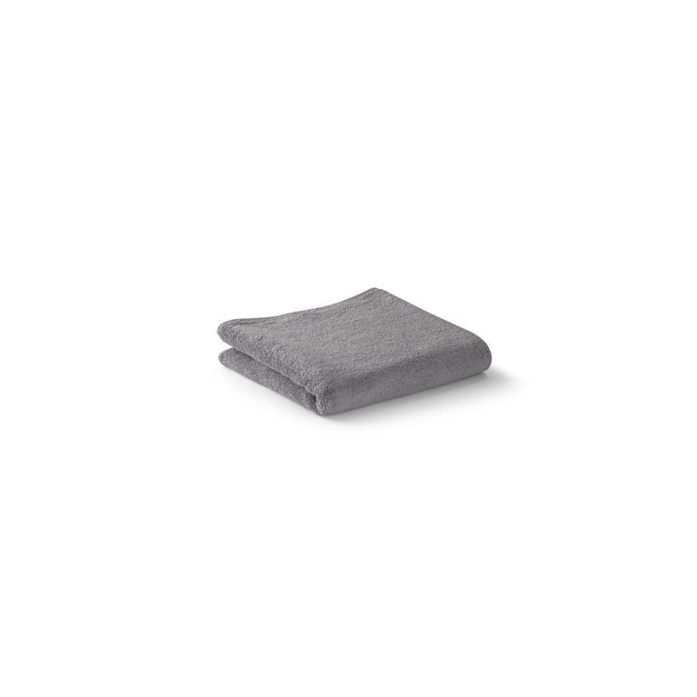 BARDEM S. Handtuch (350 g/m²) aus Baumwolle (82%) und recycelter Baumwolle (18%) - grau