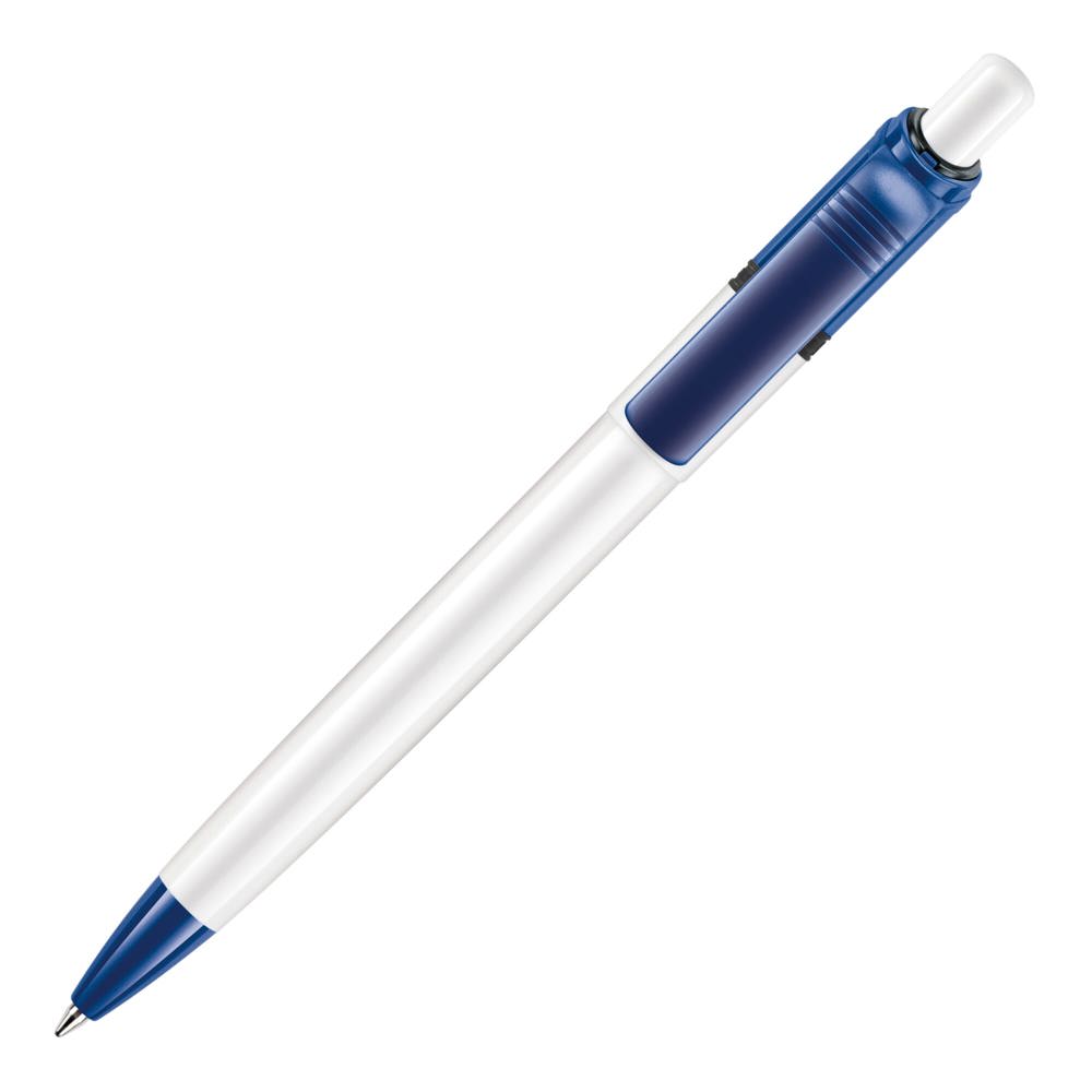 Kugelschreiber Ducal Colour hardcolour - Weiss / Dunkelblau