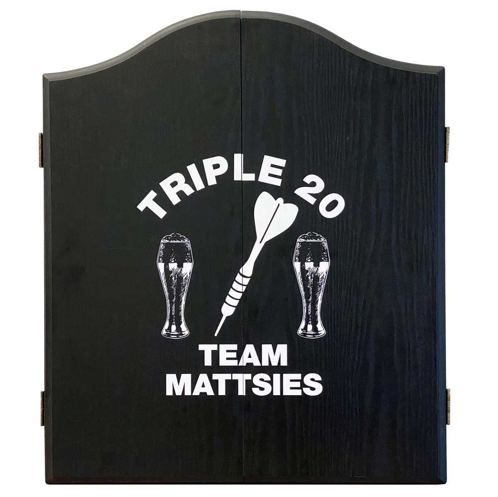 Dartboard Winmau Black Box | inkl. 4c Druck / 1seitig