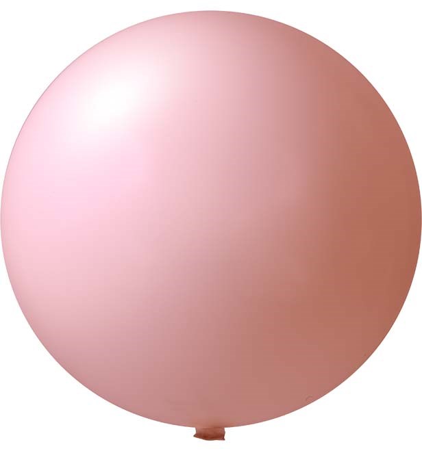 Bedruckte Riesenballons Ø 120 cm - Rosa (4431) Pastel (± PMS 1895)