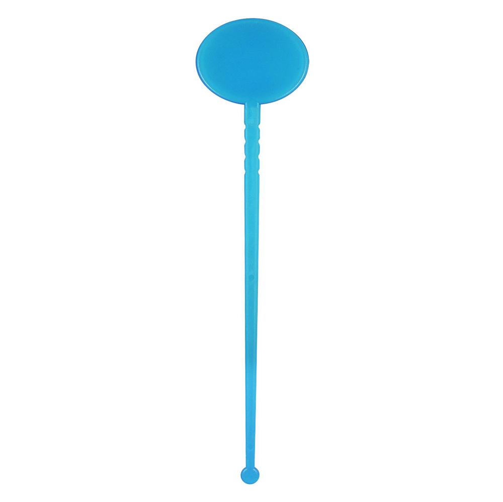 Cocktail-Rührstab "Oval" - transparent-blau