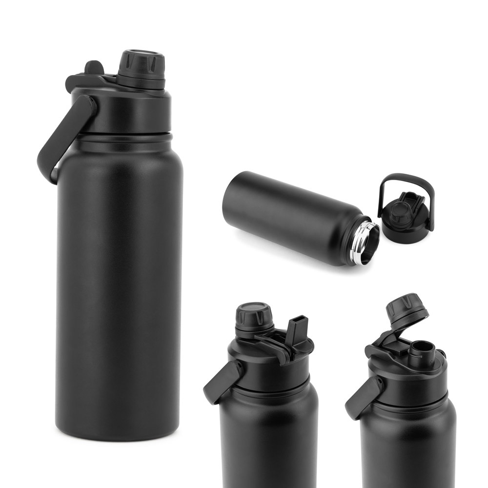 ALCARAZ. Flasche aus Edelstahl (90 % recycelt), doppelwandig vakuumisoliert