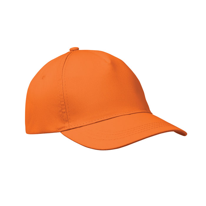 BUZZ - Baseball cap 5 panels 160g/m² - orange