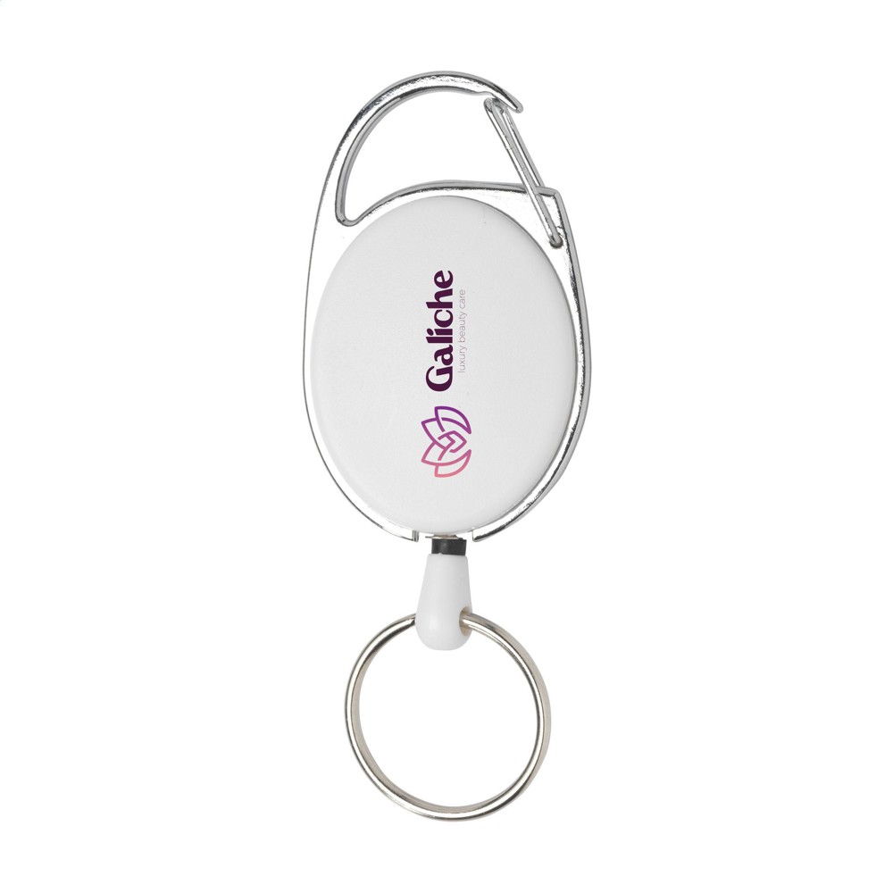 Aspen RollerClip Keychain - Weiß