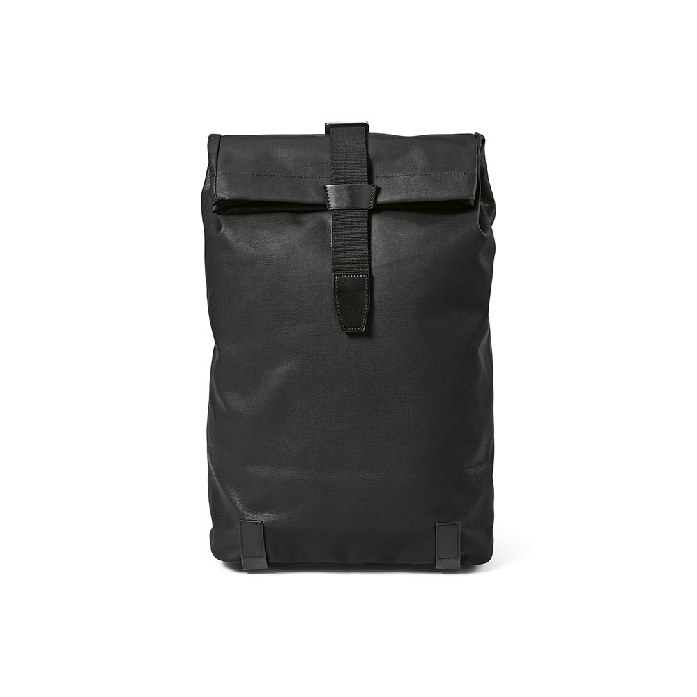 Berlin 23L Rucksak recy.Baumwolle 340gsm und rPU. Laptops bis 17" - Schwarz