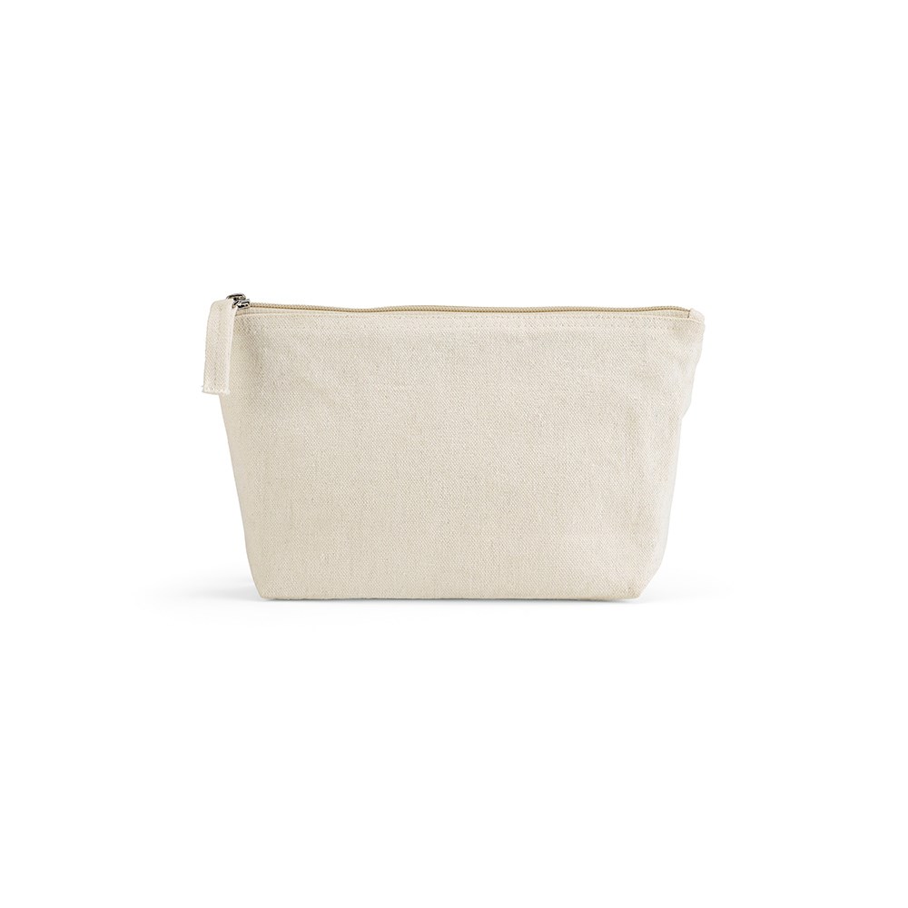 Cairo M 2,1L Kulturtasche, 320gsm recy.Baumwolle mit Reißverschluss - Natur