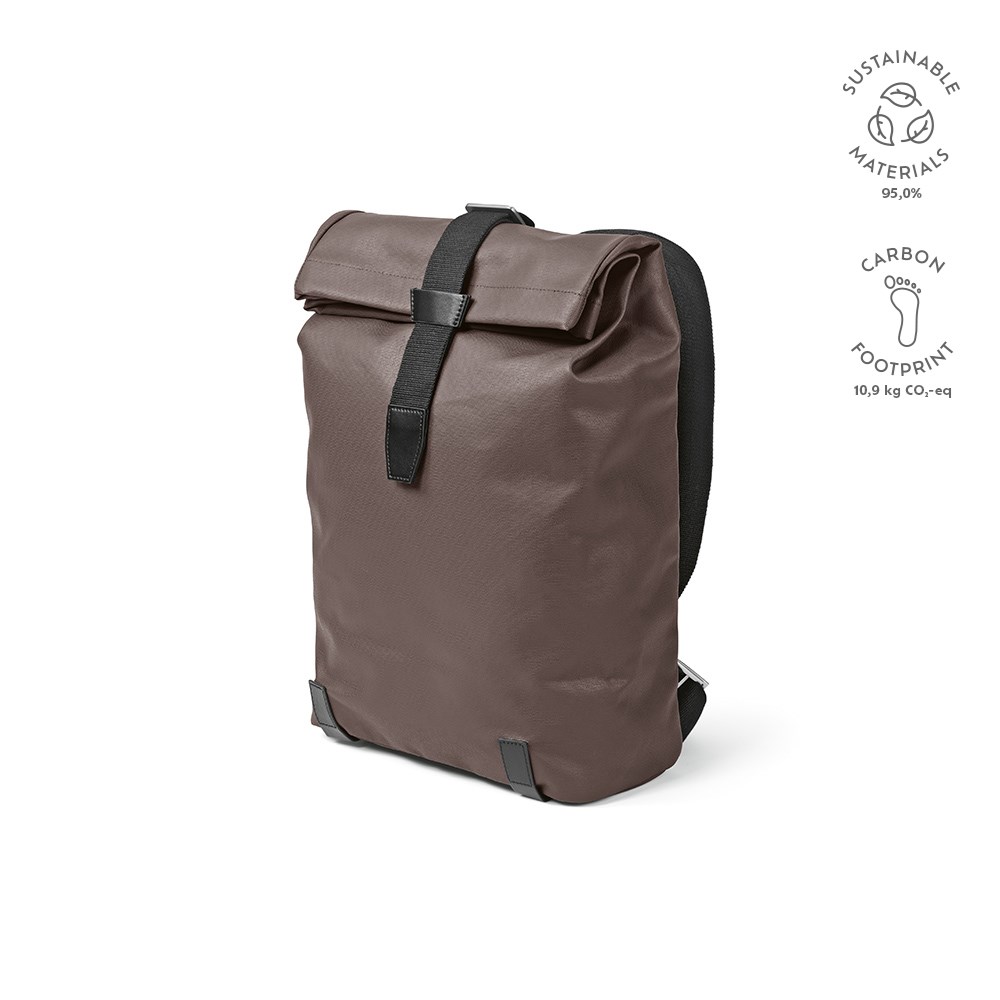Berlin 23L Rucksak recy.Baumwolle 340gsm und rPU. Laptops bis 17" - grau