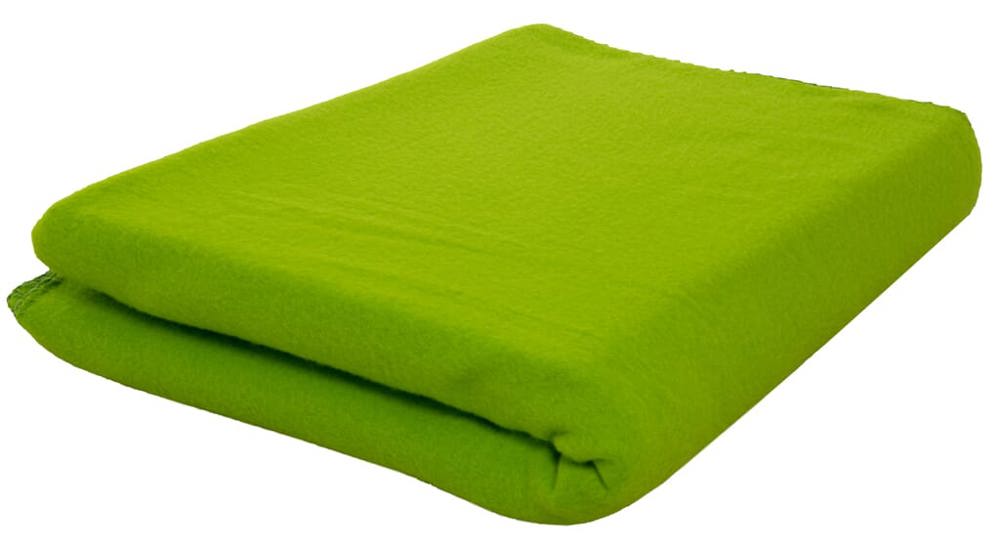 Fleecedecke 150x120 cm, 250 g/m² - Grün (PMS 7488c) / Grun