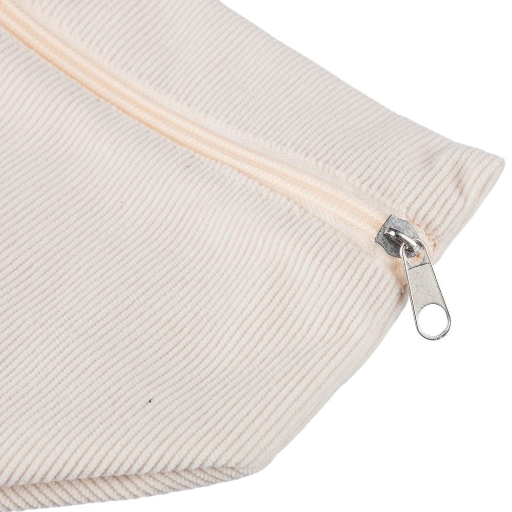 Kosmetiktasche aus Cord mit Reißverschluss Tia