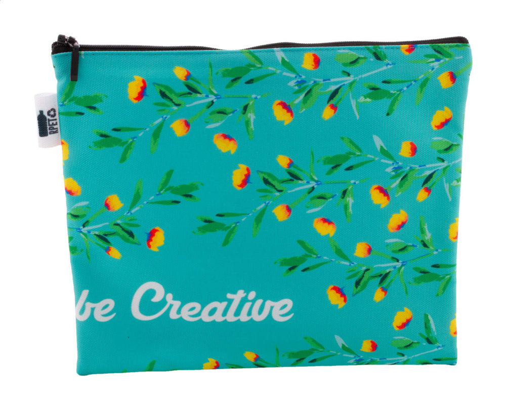 CreaBeauty L RPET - Individuelle Kosmetiktasche - schwarz/weiß