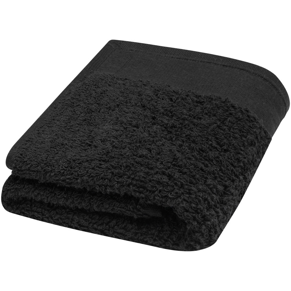 Chloe 550 g/m² Baumwollhandtuch 30 x 50 cm - schwarz