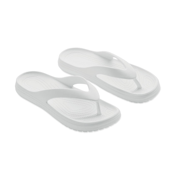 EVASLIP - Zehensandalen Größe 36/37 - weiß