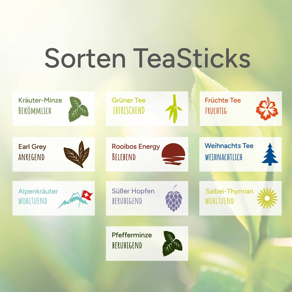 Bio TeaStick - Kräuter Salbei-Thymian - Individ. Design