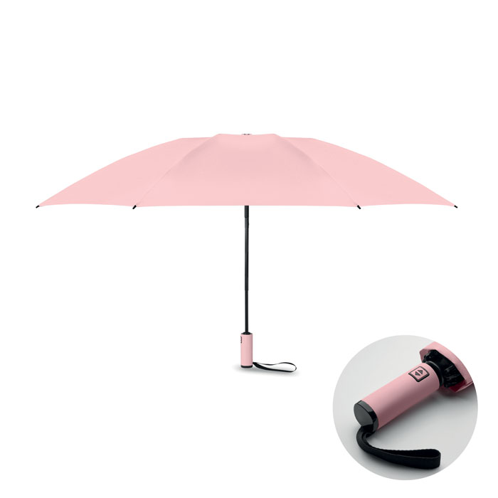 AGUMBE - 23" Regenschirm - Babyrosa