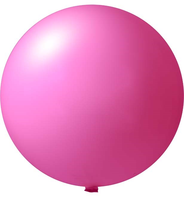 Bedruckte Riesenballons Ø 120 cm - Magenta (4440) Pastel (± PMS 213)
