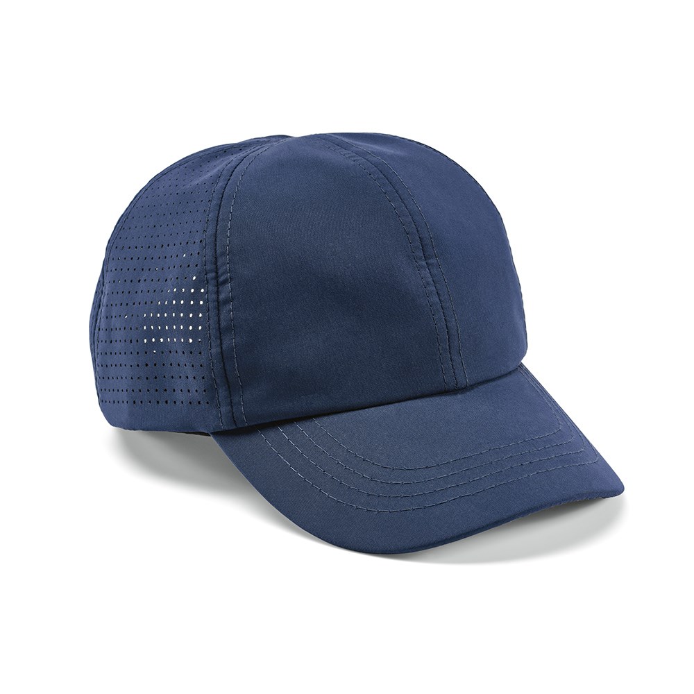 Armstrong Kappe aus rPET. 6-Panel und Klettverschluss - Blau