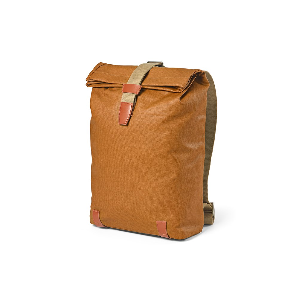 Berlin 23L Rucksak recy.Baumwolle 340gsm und rPU. Laptops bis 17" - Kamel