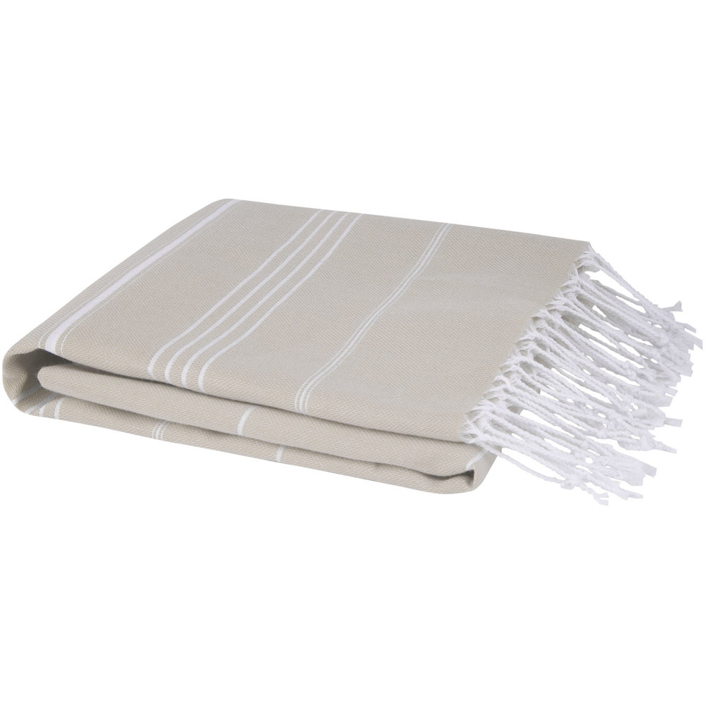 Anna 150 g/m² Hammam Baumwollhandtuch 100 × 180 cm - beige