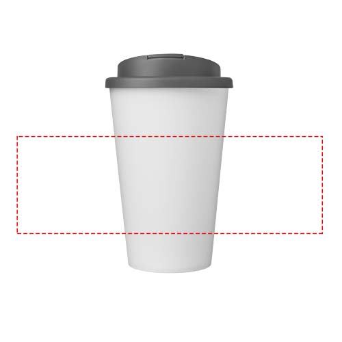Americano® Eco 350 ml recycelter Becher mit auslaufsicherem Deckel