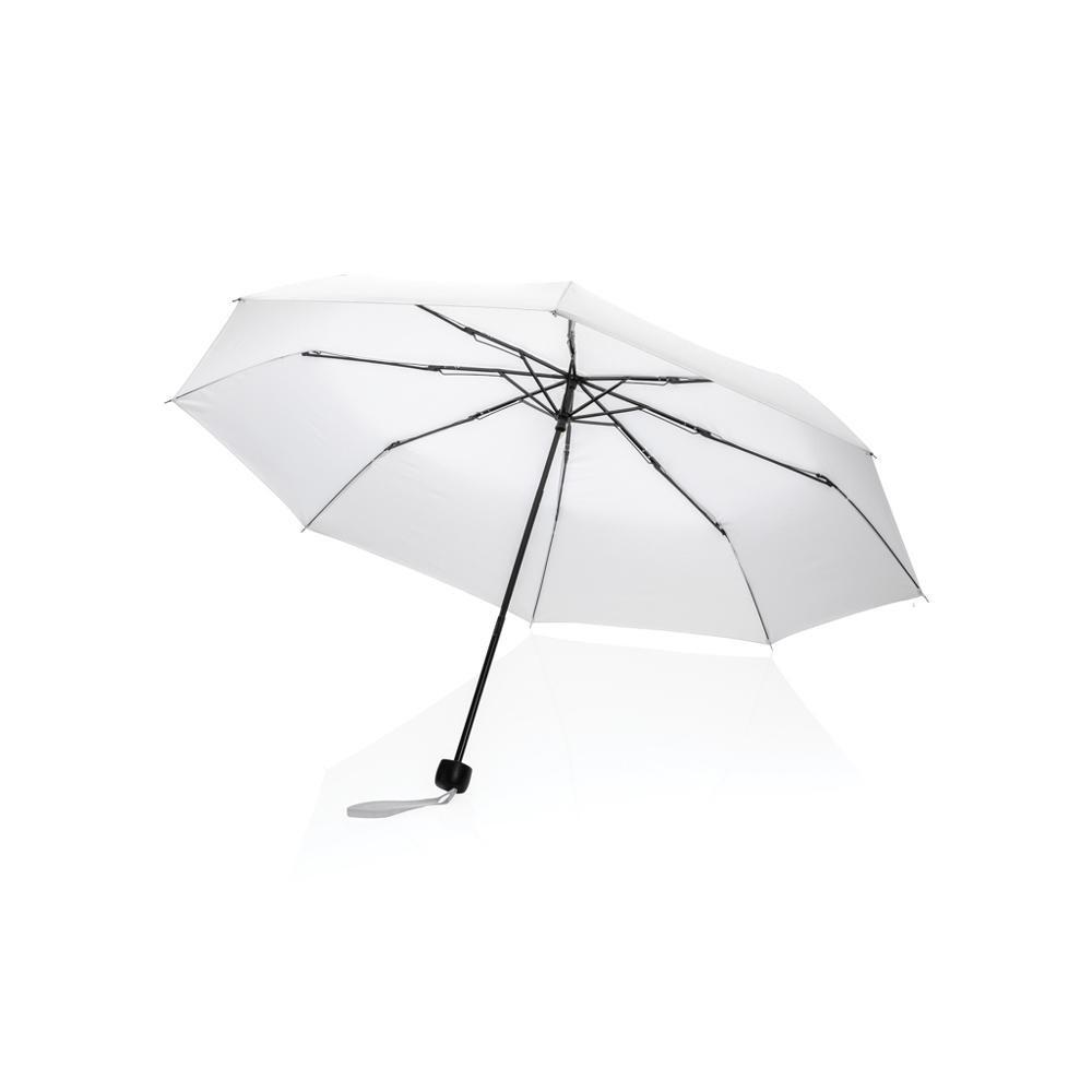 20.5" Impact AWARE™ RPET 190T Mini-Schirm - weiß (± PMS White)