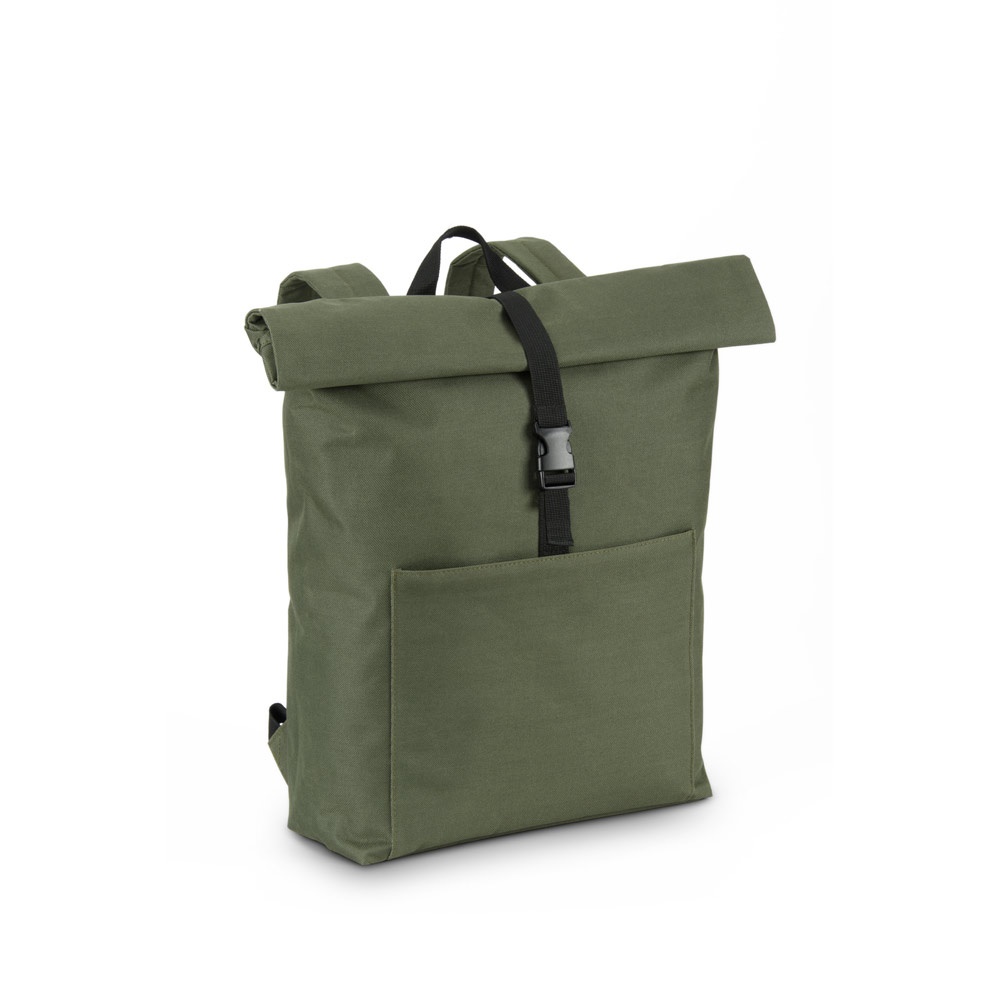 ATENAS. Laptop-Rucksack aus 600D 17'3" - dunkelgrün