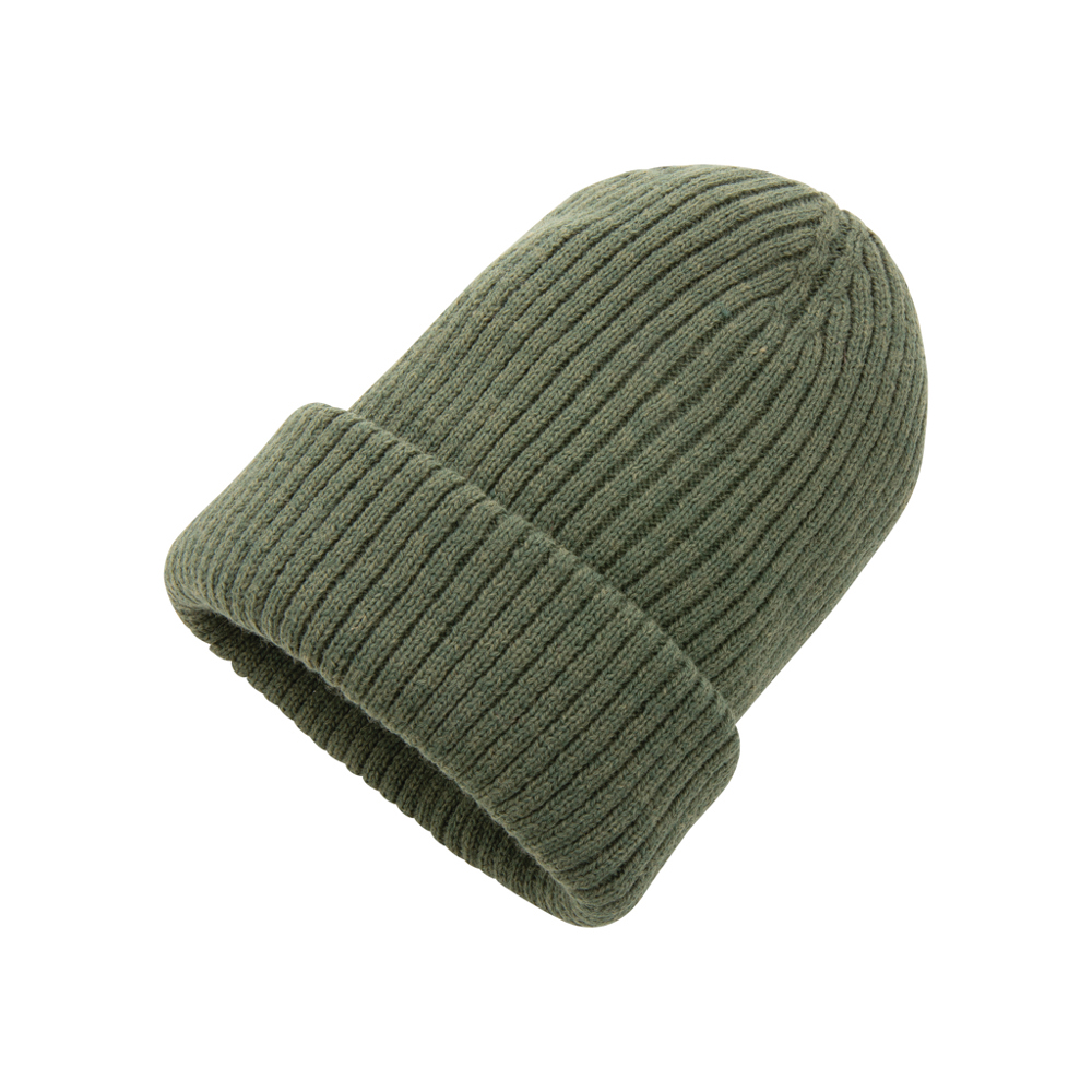 Impact AWARE™ Polylana® doppelt gestrickte Mütze - grün (± PMS 19-0309TCX)