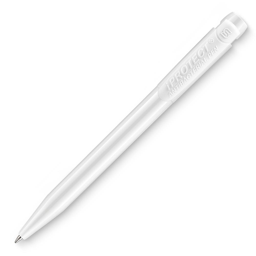 Kugelschreiber IProtect Hardcolour - Weiss / Weiss