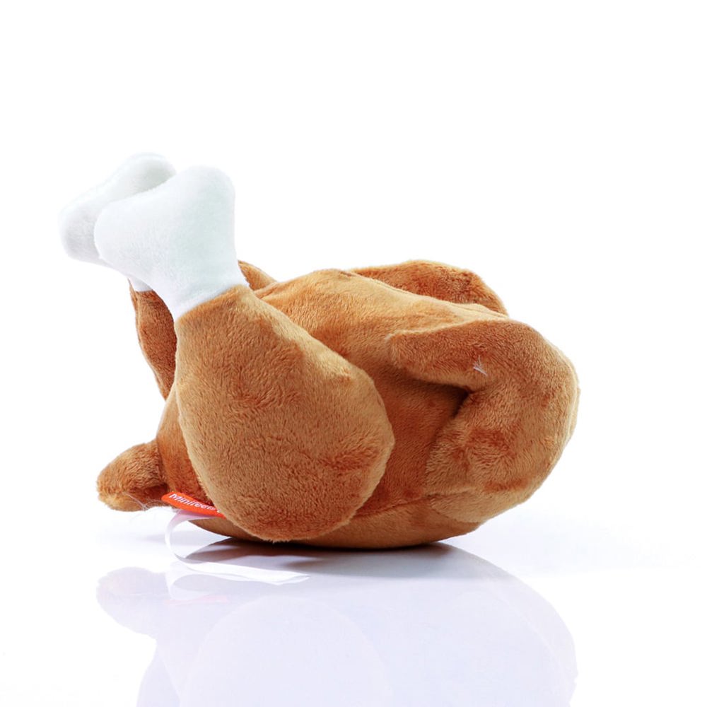 Hundespielzeug Hähnchen, braun, one size