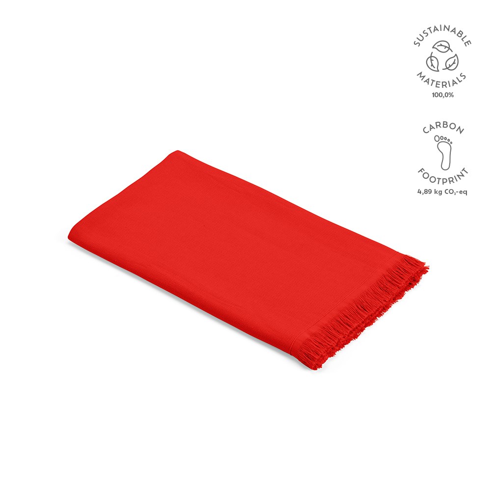 Cellini Badetuch recy.Baumwolle 250 g/m². Hergestellt in Portugal - rot