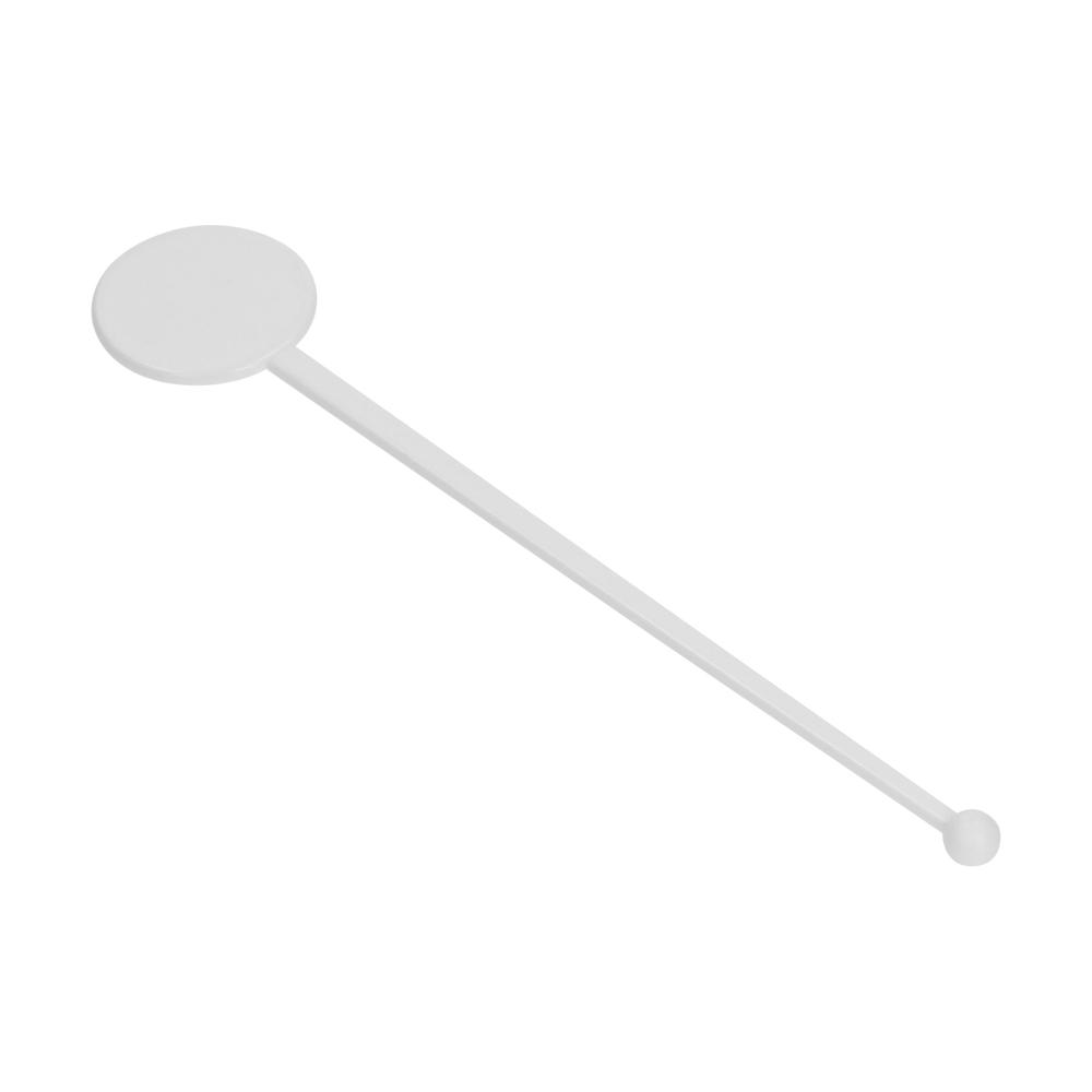 Cocktail-Rührstab "Rund" - weiß