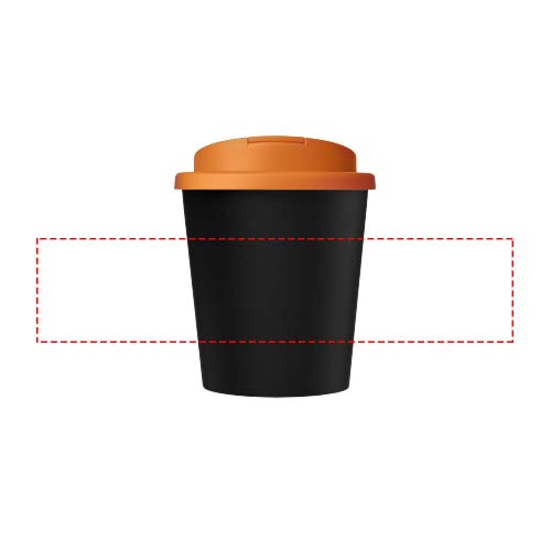 Americano® Espresso Eco 250 ml recycelter Isolierbecher mit auslaufsicherem Deckel 