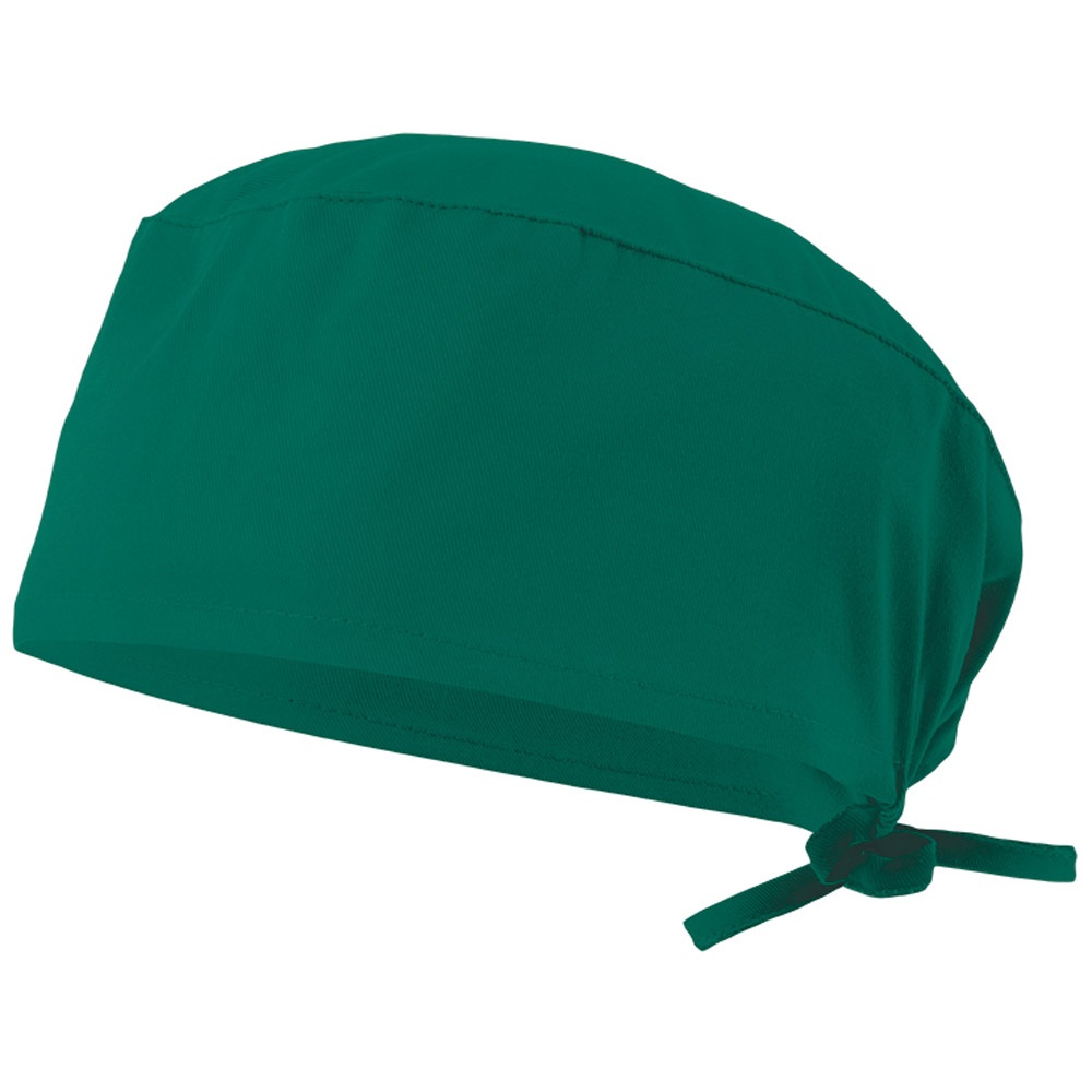 VL ENLIL. Gesundheitsbonnet (190g/m²), in Baumwolle (35%) und Polyester (65%) - grün