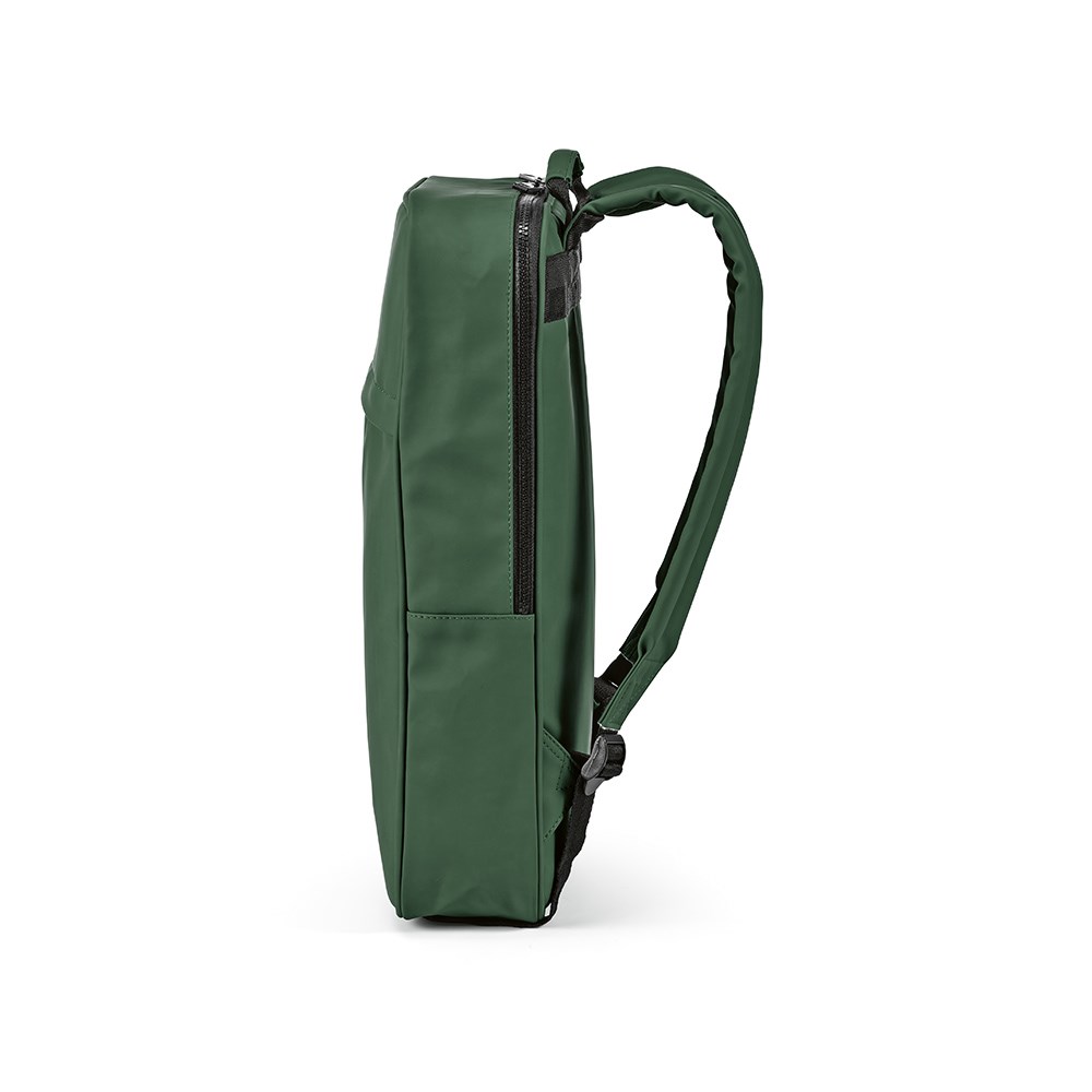 Amsterdam 16L Rucksack aus rPU uns rPET. Laptops bis 17" - Grün