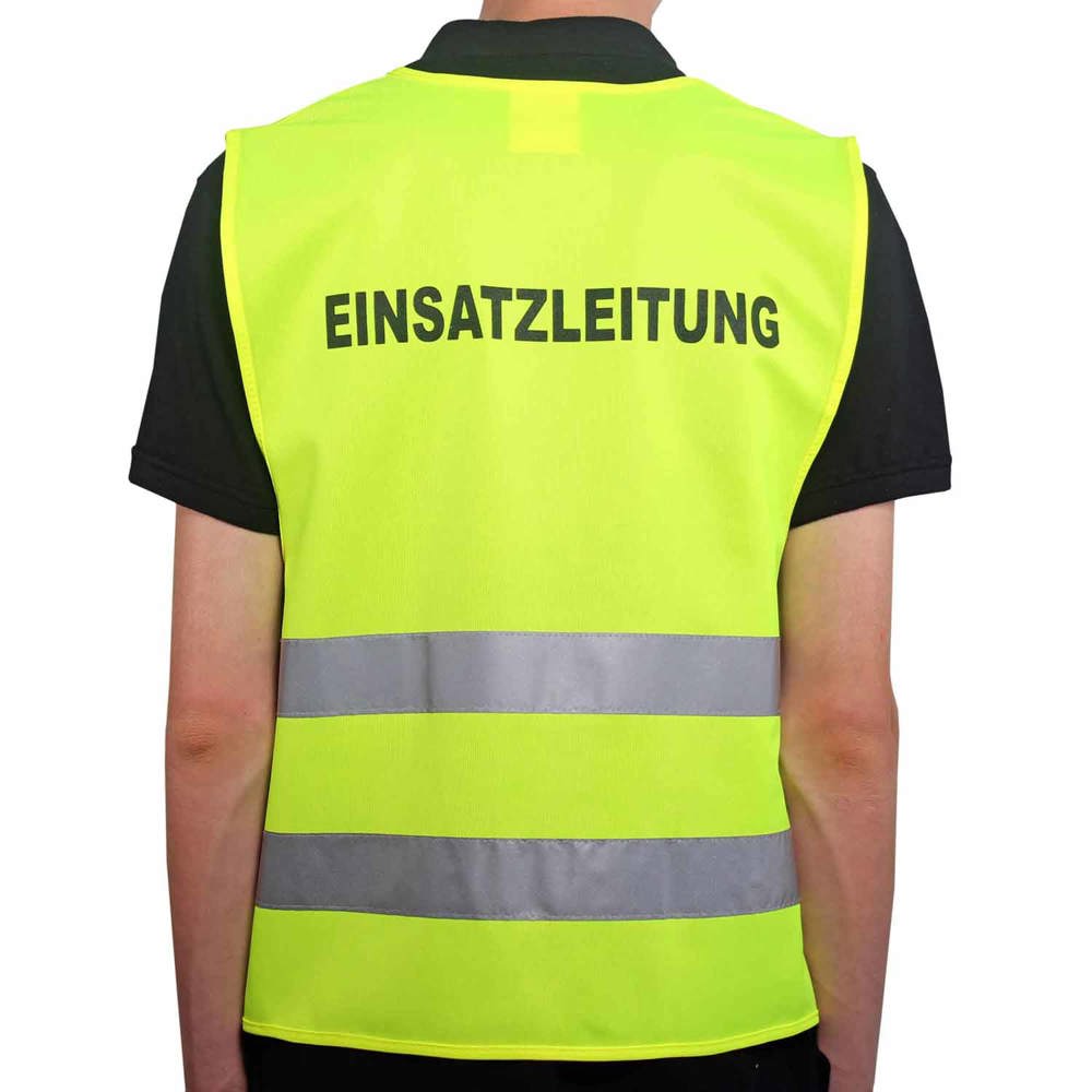 Qualitäts KFZ-Warnweste PREMIUM Einsatzleitung