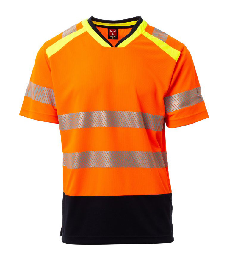 Reflex T-Shirt ANNY - orange/marineblau