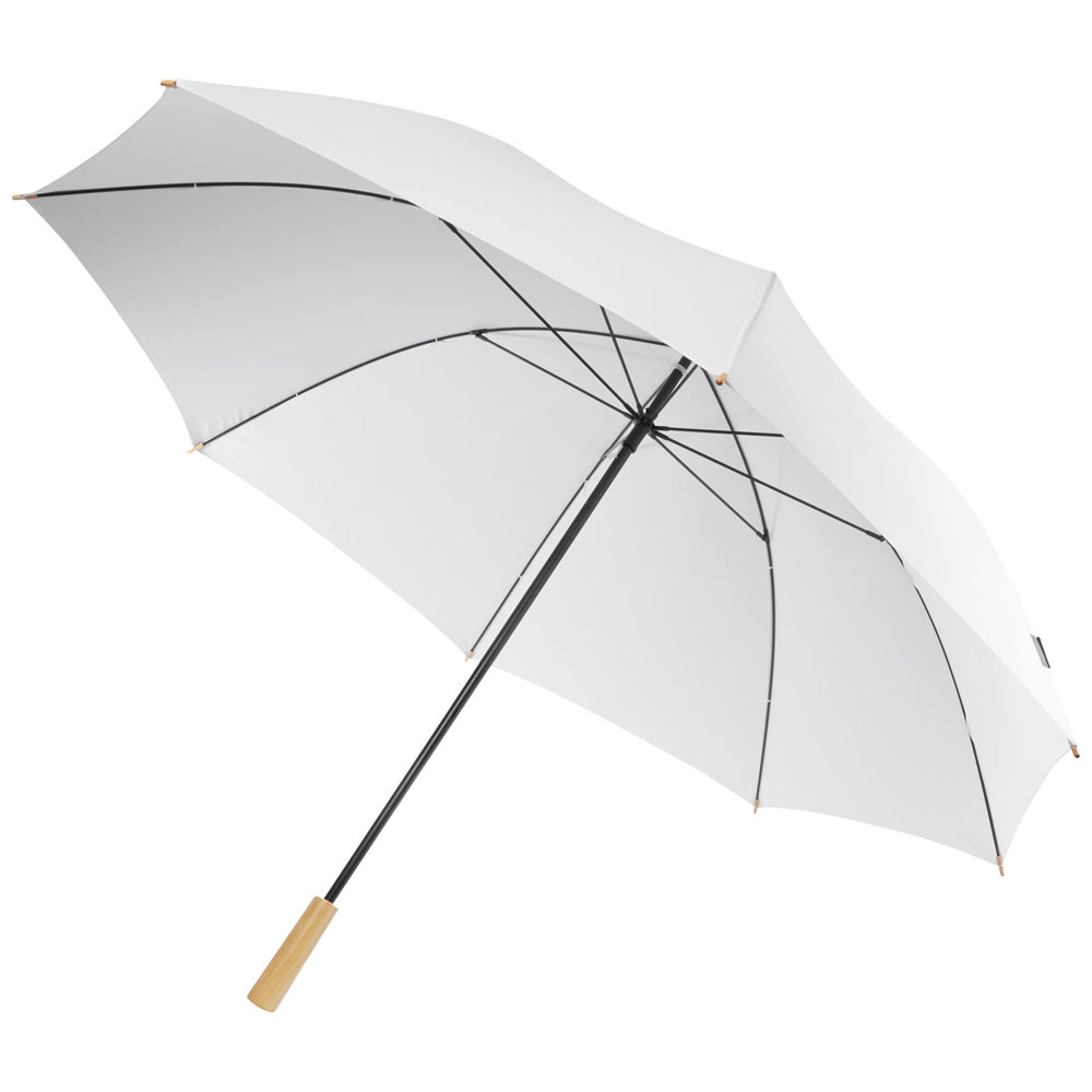 Romee 30'' windbeständiger Golfschirm aus recyceltem PET - Weiss