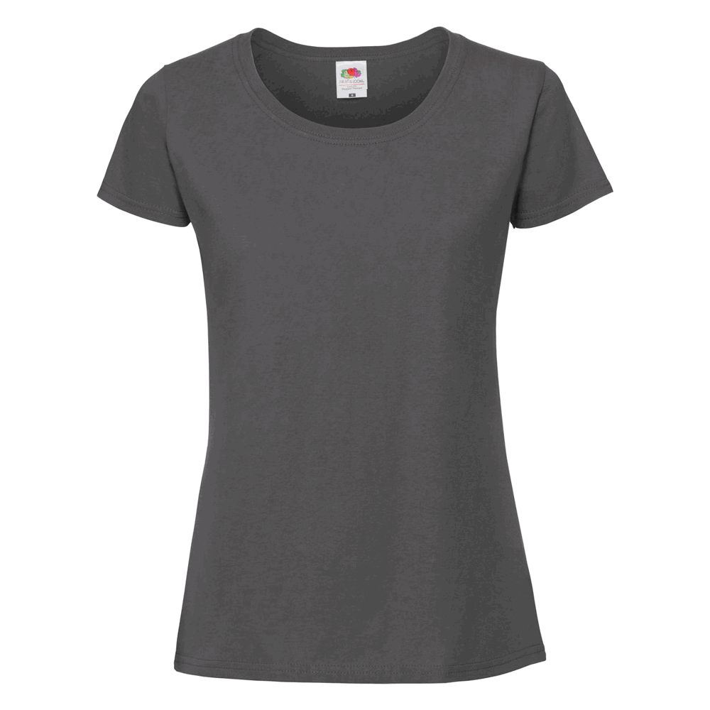614240 - Ladies Iconic 195 T-Shirt (zuvor: Ladies Ringspun Premium T-Shirt) - Graphit