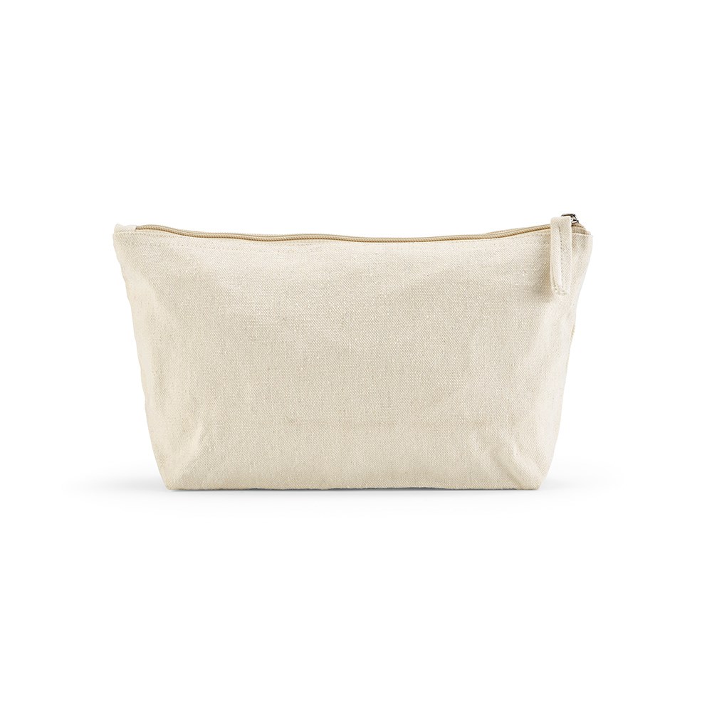 Cairo L 3,9L Kulturtasche, 320gsm recy.Baumwolle mit Reißverschluss - Natur