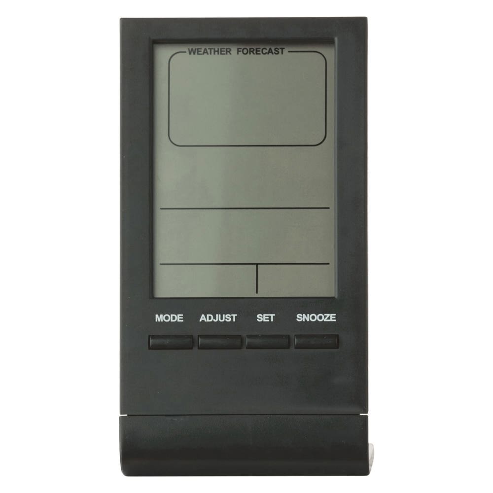 Elektronische Wetterstation Schwarz