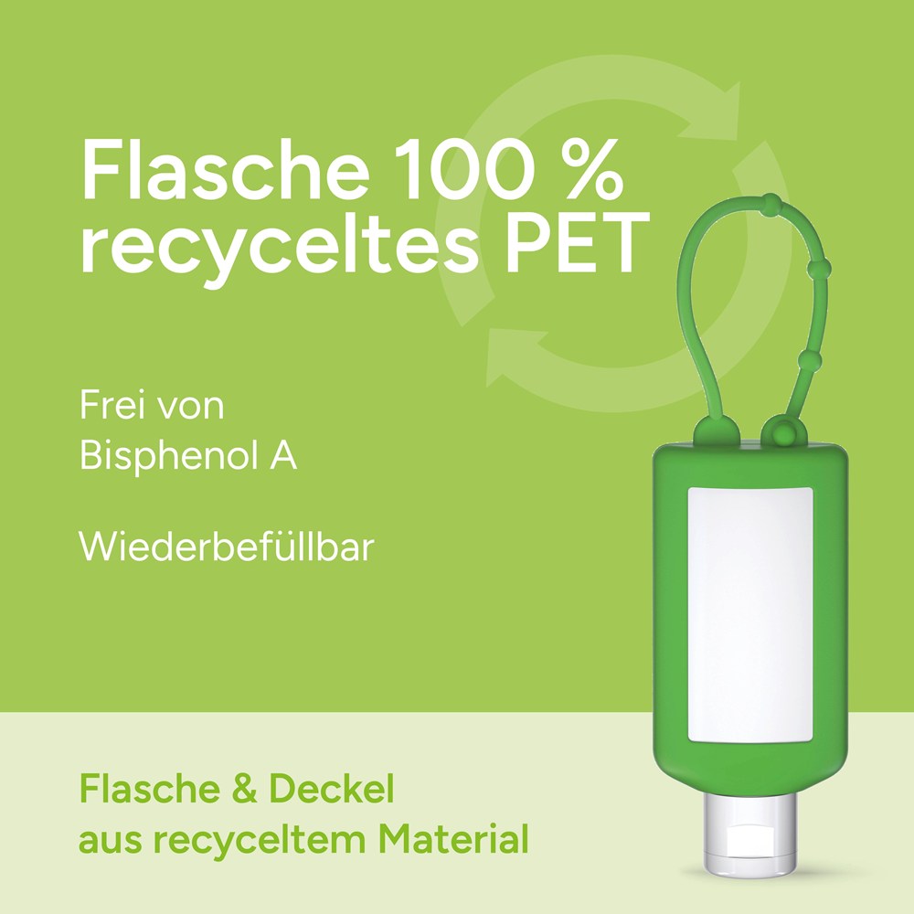 Sonnenmilch LSF 30, 50 ml Bumper grün, Body Label (R-PET)