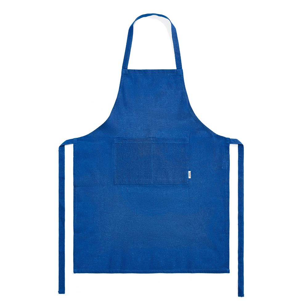 Rubens Schürze aus recy.Baumwolle 180 g/m² - Blau