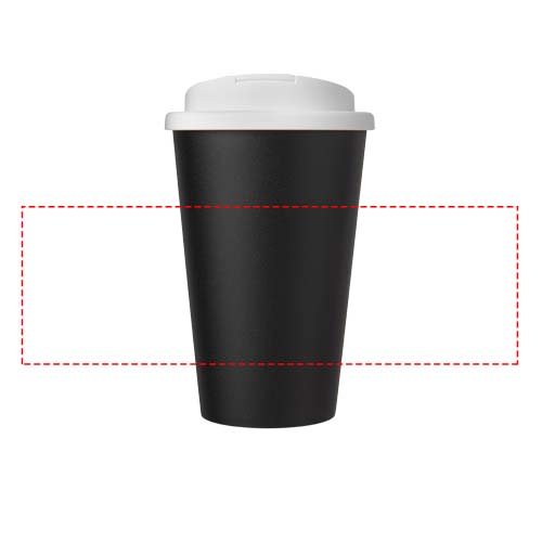 Americano® Eco 350 ml recycelter Becher mit auslaufsicherem Deckel