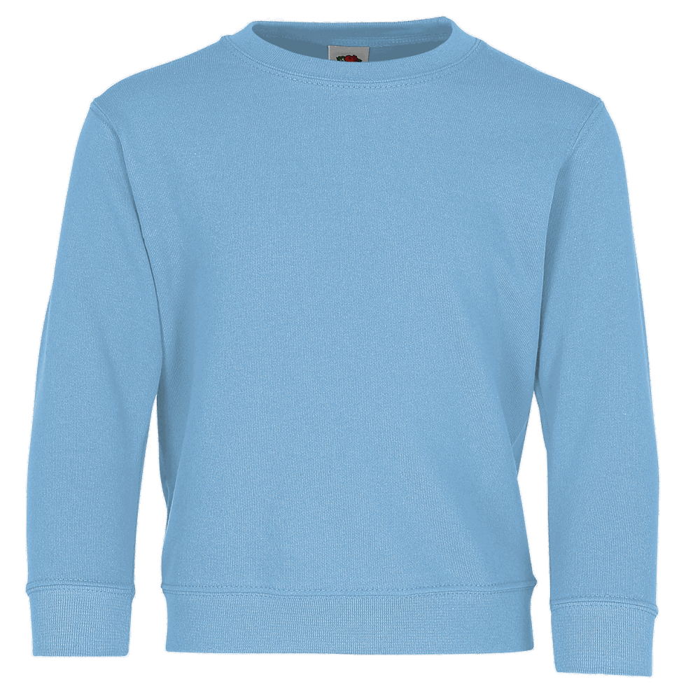 620410 - Kids Classic Set-In Sweat - Pastellblau