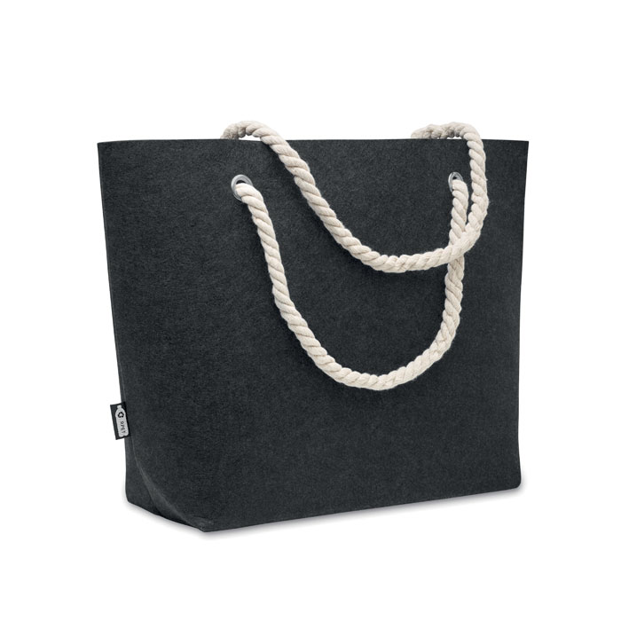 FELTSEA - Einkaufs- oder Strandtasche - Steingrau