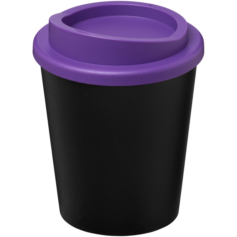 Americano® Espresso Eco 250 ml recycelter Isolierbecher - schwarz, lila