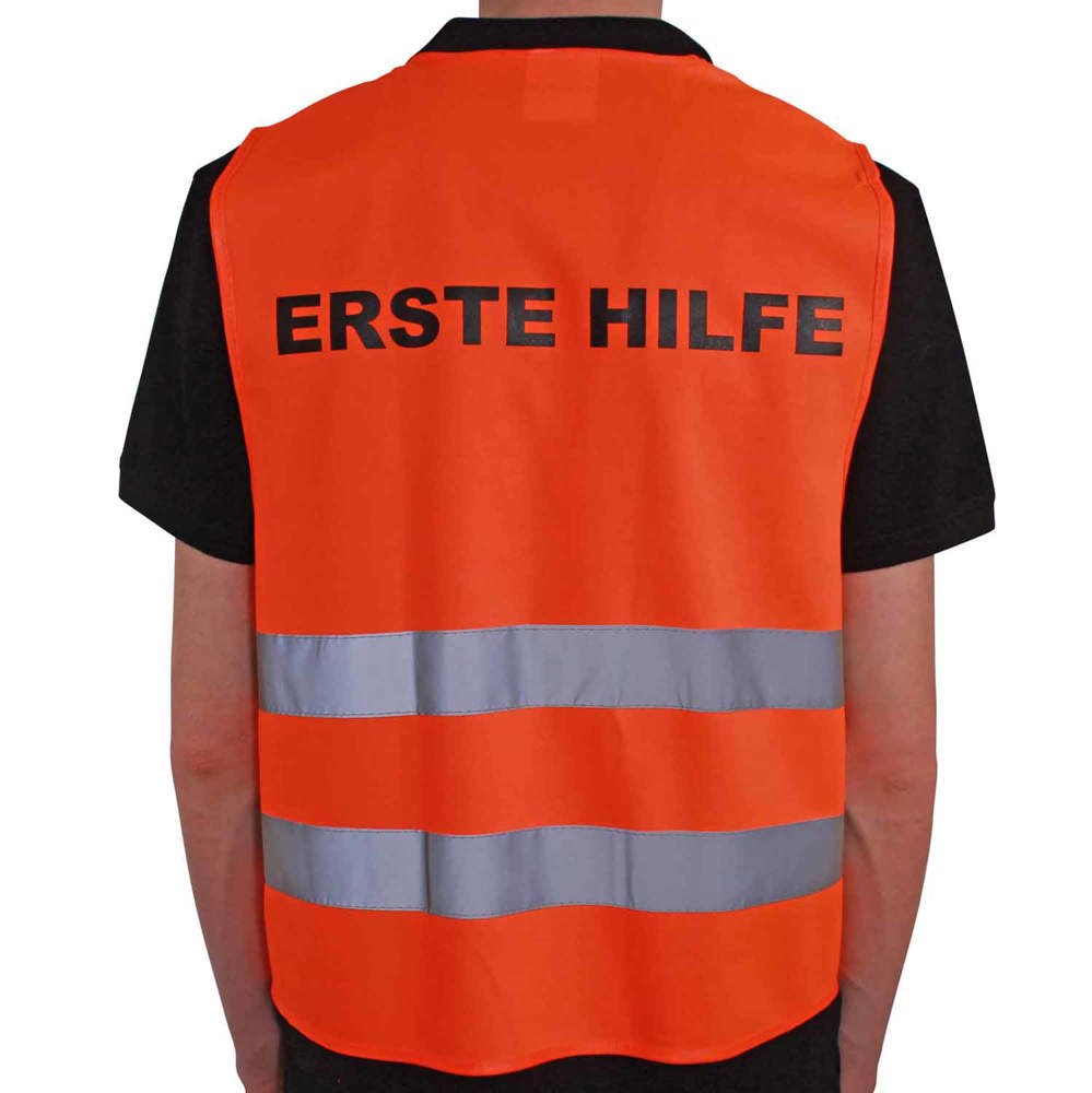 Qualitäts KFZ-Warnweste PREMIUM Erste Hilfe
