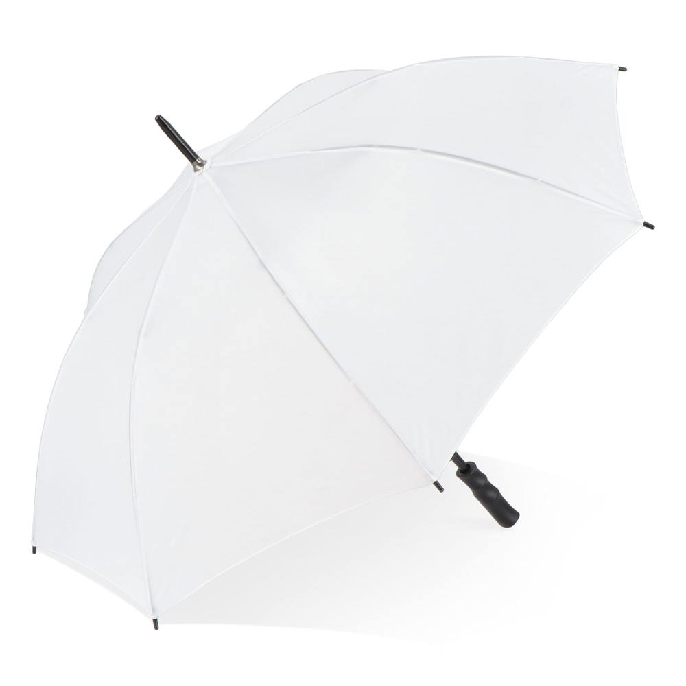 Bosco 190T Polyester 23" Stockschirm Auto offen - Weiss