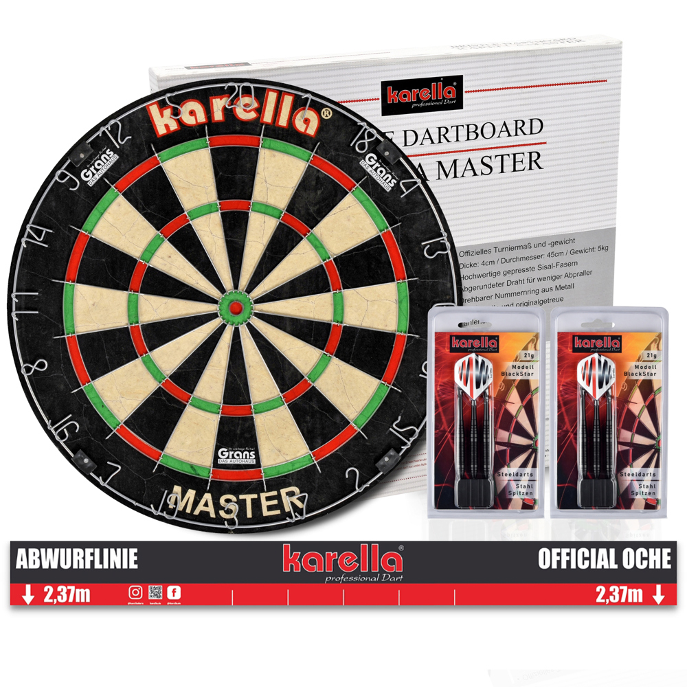 Dartboard „KARELLA MASTER-SET INDIVIDUELL"