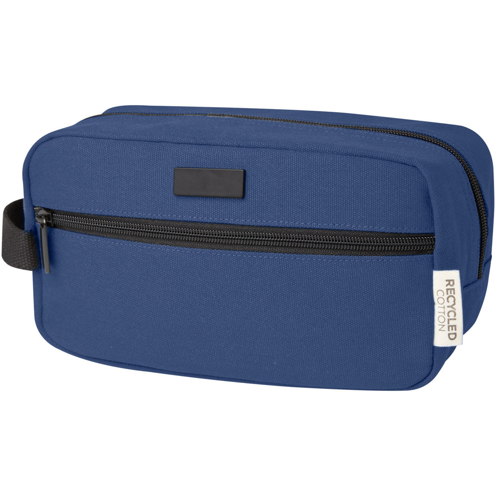 Joey Kosmetiktasche aus GRS recyceltem Canvas 3,5 L - navy