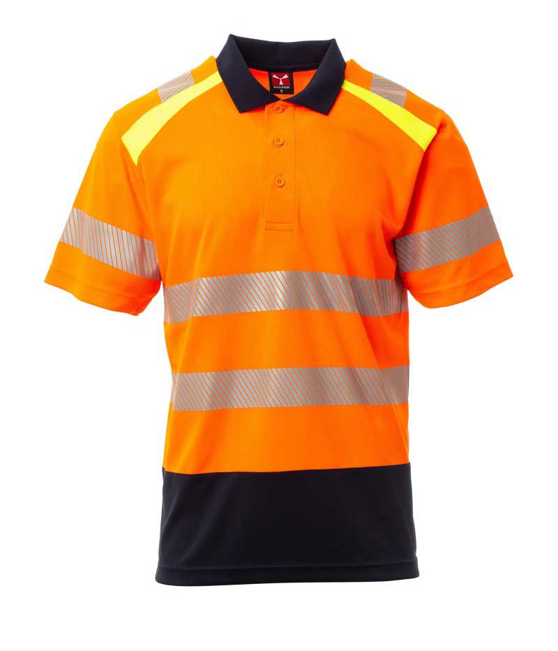Reflex Polo LANY - orange/marineblau